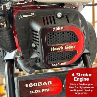 3800 PSI Petrol Pressure Washer Loncin Engine Heavy Duty Jet Wash for Patio Driveway Car — image 7